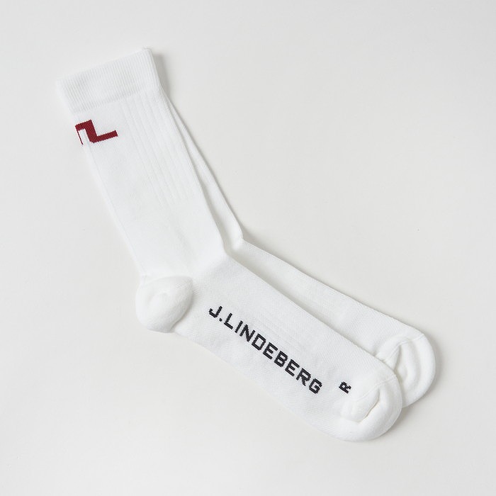 J.LINDEBERG（ジェイリンドバーグ）メンズ ジャガードJLロゴソックス