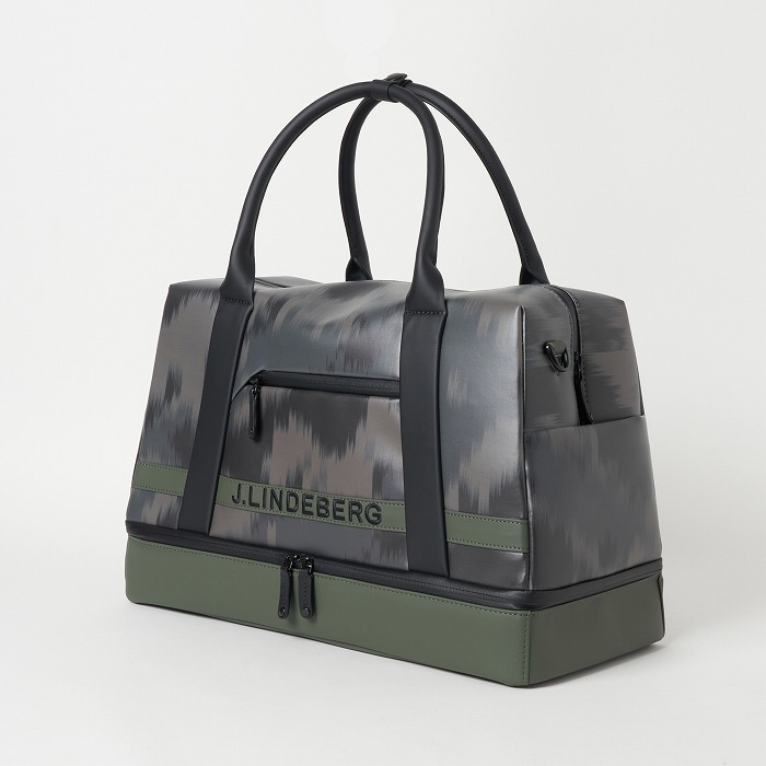 J.LINDEBERG（ジェイリンドバーグ）シーズンプリントボストンバッグ