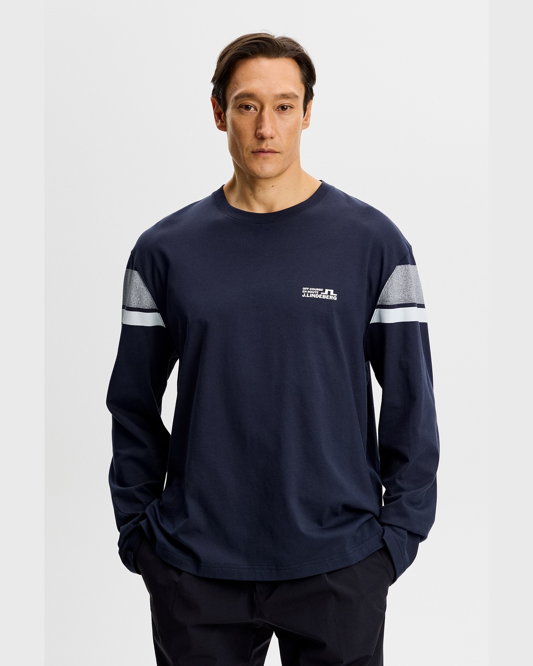 J.LINDEBERG（ジェイリンドバーグ）JLロゴ半袖Tシャツ