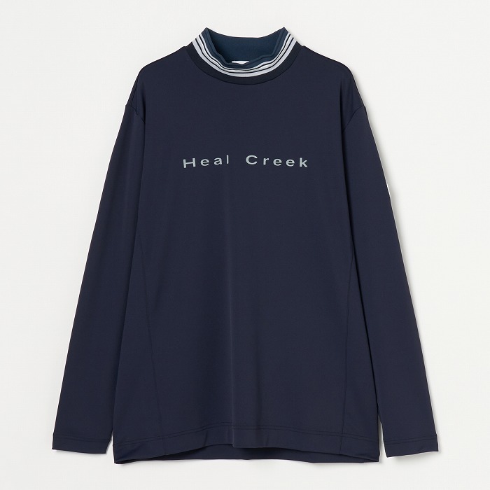 Heal Creek（ヒールクリーク）Cocotyベアスムース衿リブモックネック長袖シャツ