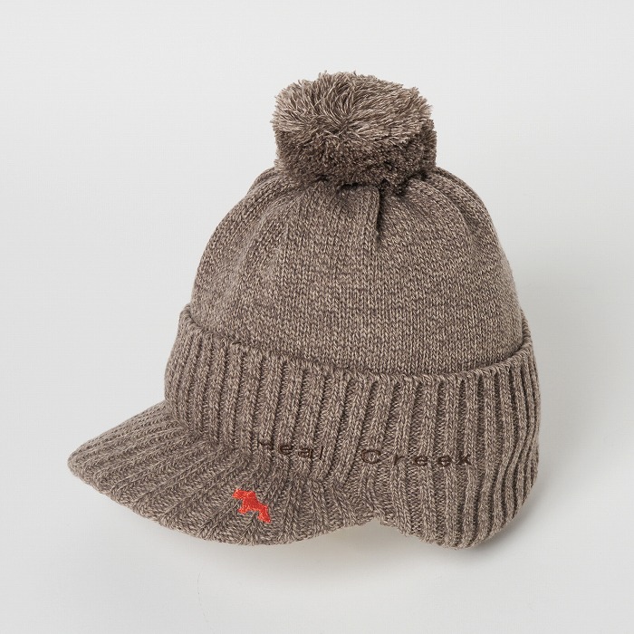 Heal Creek（ヒールクリーク）つば付き ニットキャップ